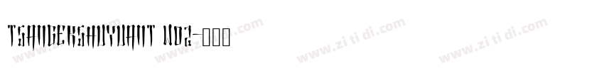 TsangerShuYuanT w02字体转换